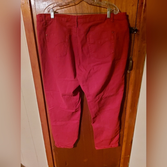 🔥 Bold & Beautiful in Red 🔥Love & Legend Stretch Jeans|| 22 || 🔥 - Picture 6 of 6